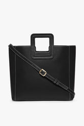 SHIRLEY LEATHER BAG BLACK