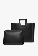 SHIRLEY LEATHER BAG BLACK