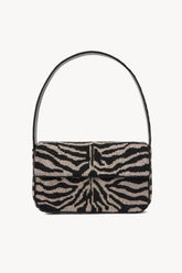 TOMMY BEADED BAG BLACK WHITE