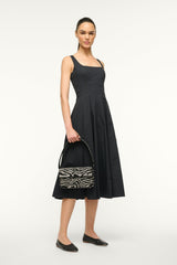 TOMMY BEADED BAG BLACK WHITE