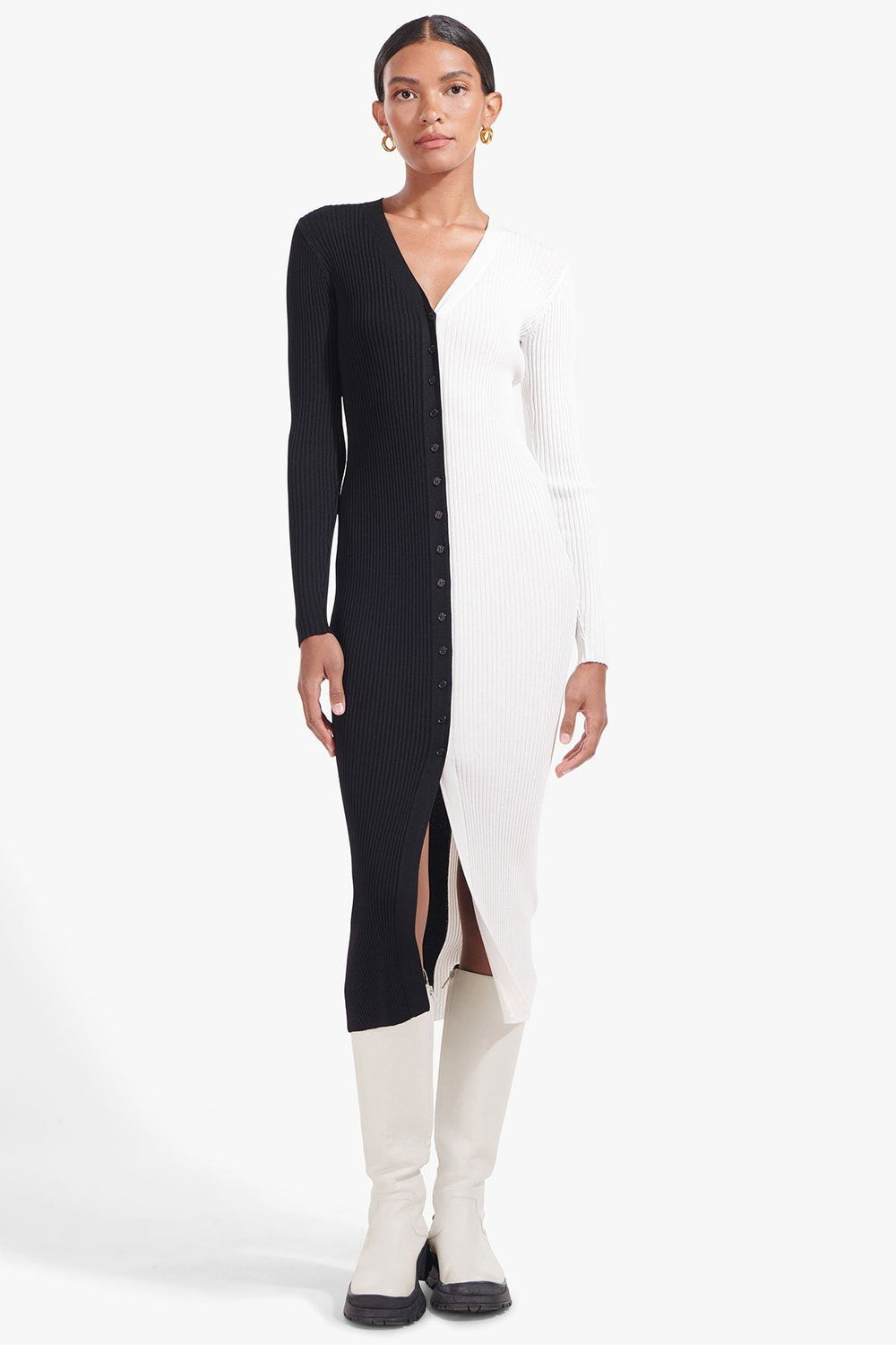 SHOKO SWEATER BLACK WHITE