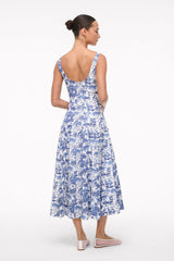 WELLS DRESS CHINA BLUE TOILE