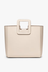 SHIRLEY LEATHER TOTE BAG CREAM