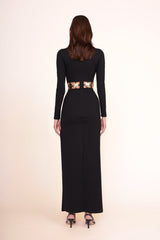 DELPHINE DRESS BLACK