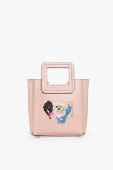 CUSTOM MINI SHIRLEY LEATHER BAG BLUSH