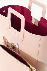 CUSTOM SHIRLEY LEATHER BAG BLUSH