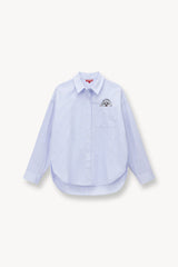 CUSTOM CLASSIC OVERSIZED SHIRT OXFORD BLUE