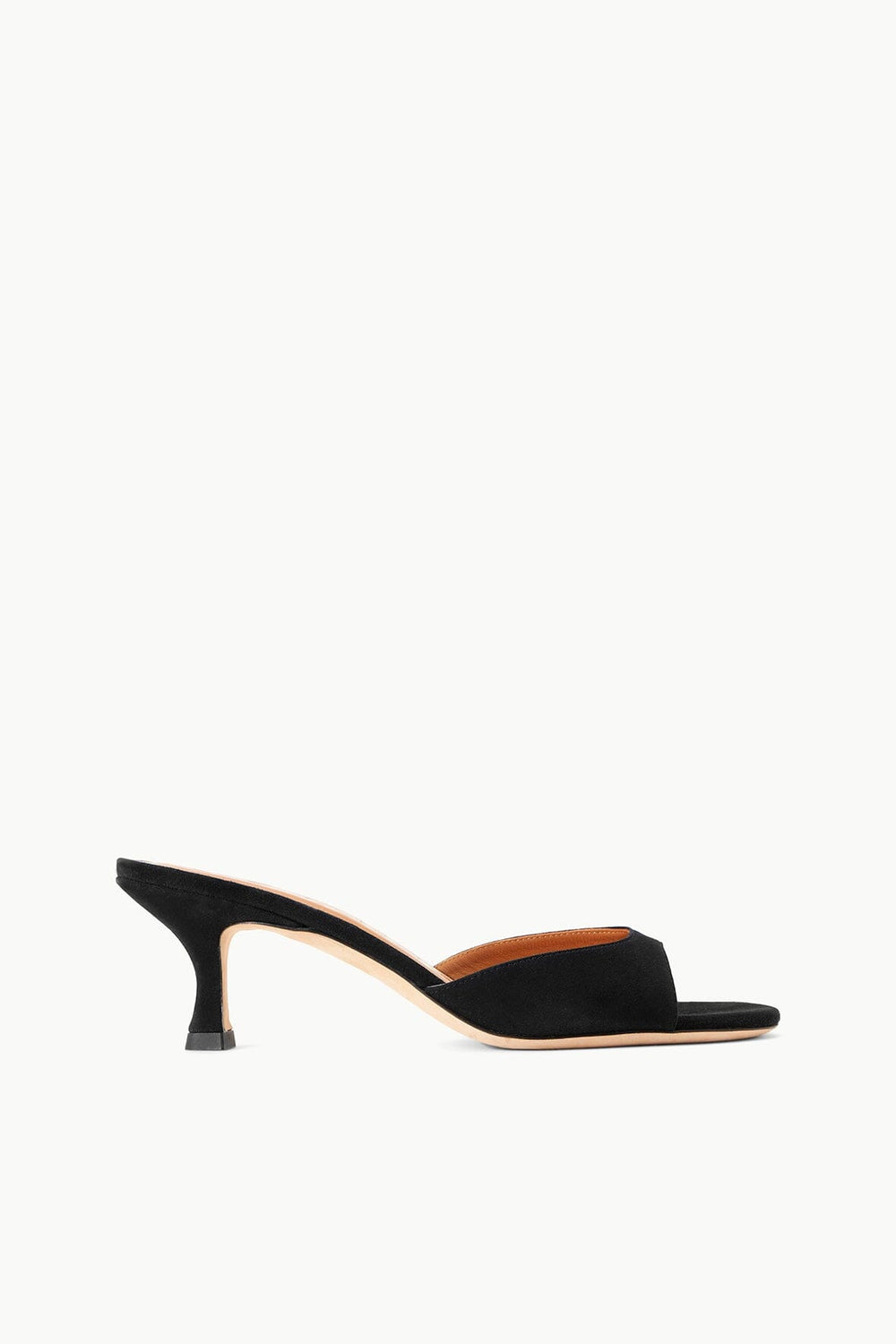 BRIGITTE MULE BLACK SUEDE