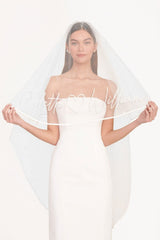 CUSTOM EMBROIDERED VEIL