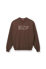 CUSTOM x C.BONZ OVERSIZED SWEATSHIRT BROWN