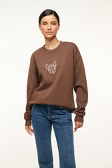 CUSTOM x C.BONZ OVERSIZED SWEATSHIRT BROWN