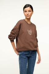 CUSTOM x C.BONZ OVERSIZED SWEATSHIRT BROWN