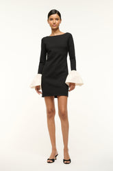 HAWTHORNE DRESS BLACK IVORY