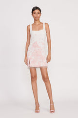LE SABLE DRESS IVORY CHERRY BLOSSOM TOILE