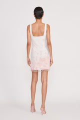 LE SABLE DRESS IVORY CHERRY BLOSSOM TOILE
