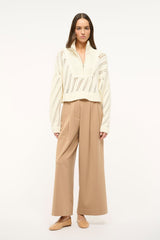 CROPPED HAMPTON SWEATER IVORY