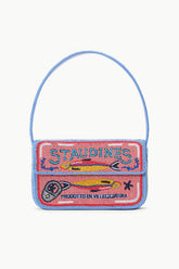TOMMY BEADED BAG STAUDINES PINK