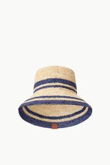 RITA BUCKET HAT NATURAL NAVY