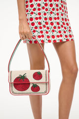 TOMMY BEADED BAG TOMATO