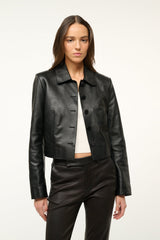LEATHER MARINO JACKET BLACK