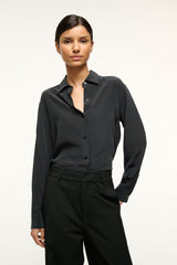 ROXBURY SILK SHIRT BLACK
