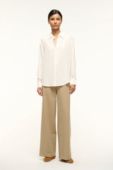 ROXBURY SILK SHIRT IVORY