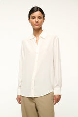 ROXBURY SILK SHIRT IVORY