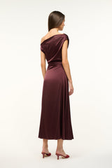 PHARE DRESS MERLOT