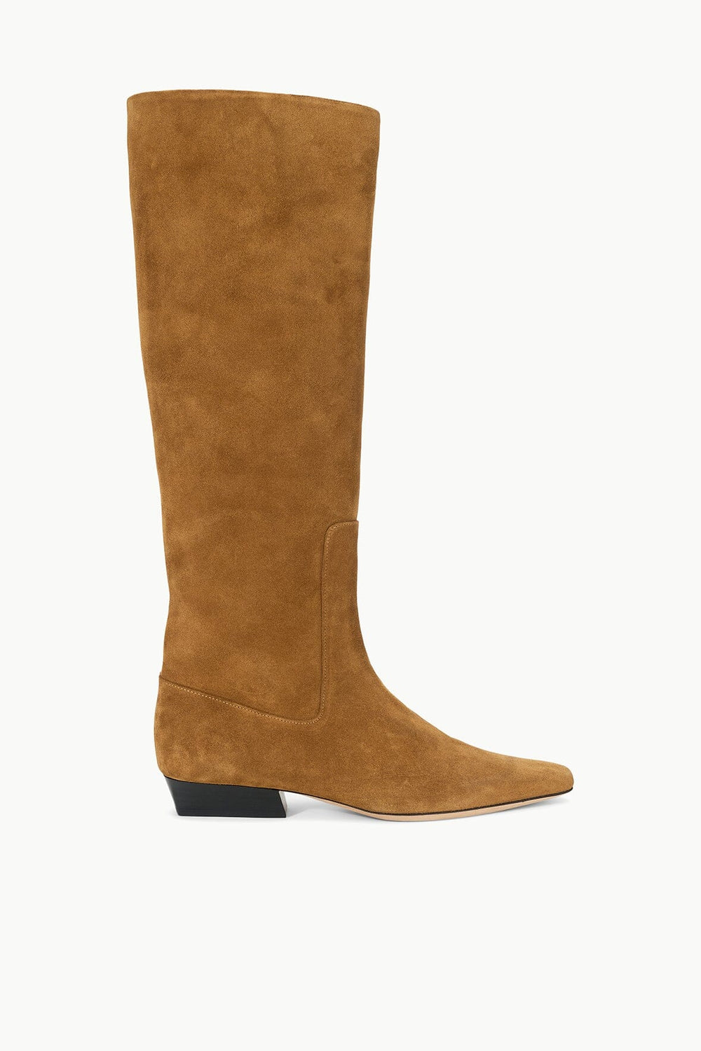 WALLY FLAT BOOT TAN SUEDE