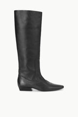 WALLY FLAT BOOT BLACK