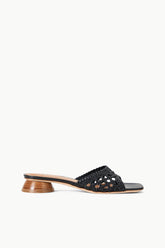 SIMONE CROCHET HEEL BLACK
