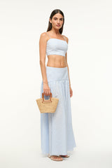 SHIRLEY RAFFIA MINI BUCKET NATURAL TAN