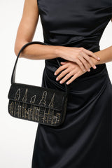 TOMMY BEADED BAG NYC SKYLINE
