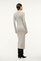 SHOKO CASHMERE SWEATER HEATHER GREY