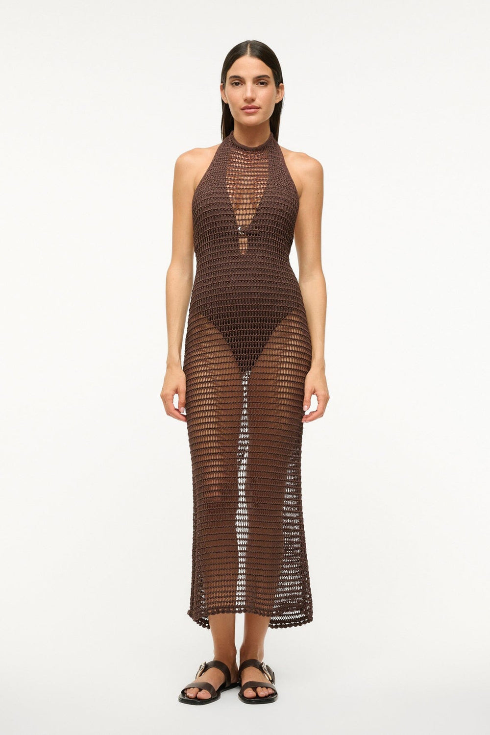 JANE DRESS DARK CHOCOLATE