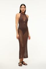 JANE DRESS DARK CHOCOLATE