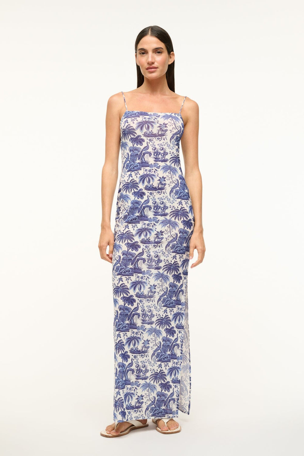 HASTINGS MAXI DRESS BLUE TOILE