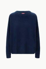 SERRANO CASHMERE RELAXED CREW NAVY