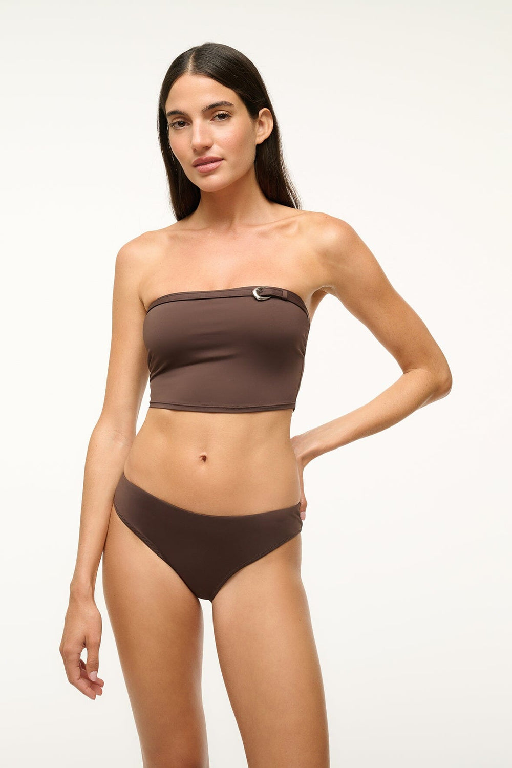 JUNO BIKINI TOP DARK CHOCOLATE