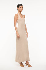 CANELA CASHMERE DRESS STONE