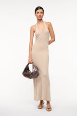CANELA CASHMERE DRESS STONE