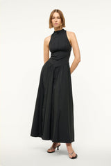 CREVASSE MAXI DRESS BLACK