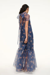 CALLUNA DRESS BOTANICAL NAVY