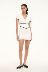 RESISTANCE DRESS IVORY BLACK
