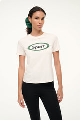 LULU SPORT TEE IVORY