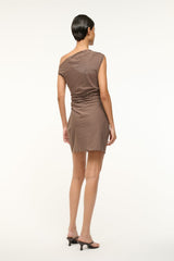 PHARE MINI DRESS DARK OAK MICRO STRIPE