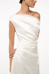 PHARE SILK DRESS IVORY