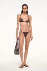 ALEXIS BIKINI TOP DARK CHOCOLATE