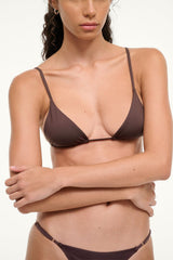 ALEXIS BIKINI TOP DARK CHOCOLATE