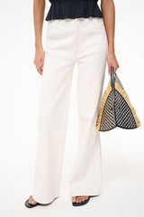 CLEO FISH BASKET TOTE BLACK/NATURAL